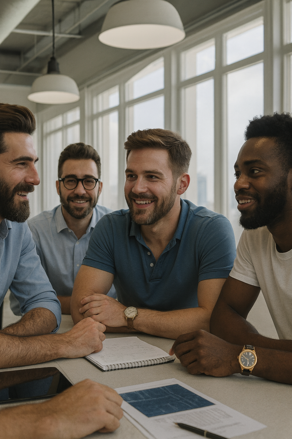 Happy team celebrating